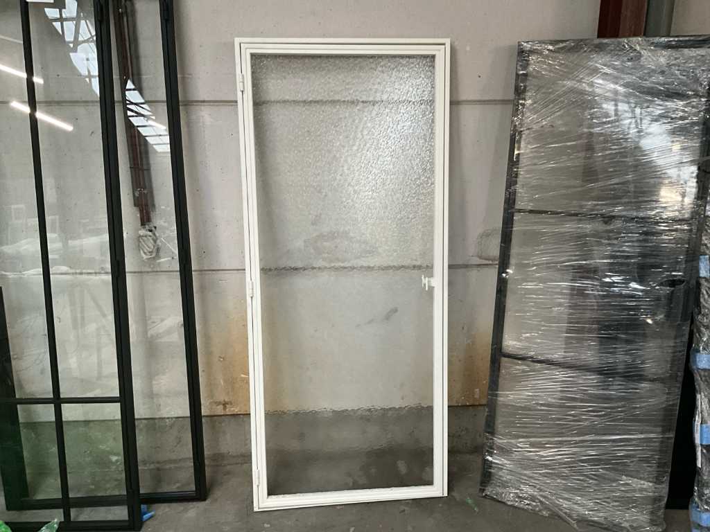 Wrought iron door left open 890x2030
