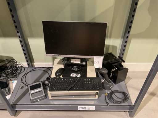 Moniteur HP E223 avec tiroir-caisse