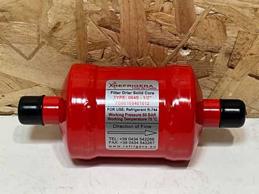 Refrigera 084S-1/2’’ Filterdroger CO2 1/2" ODS min. 230cm³ 60bar solid core (3x)