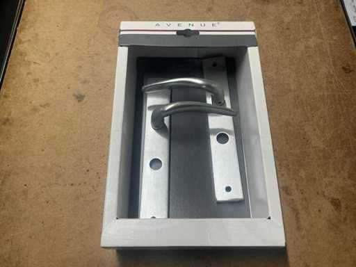 Set maniglie WC Avenue Vola 63/8mm cromato opaco (9x)