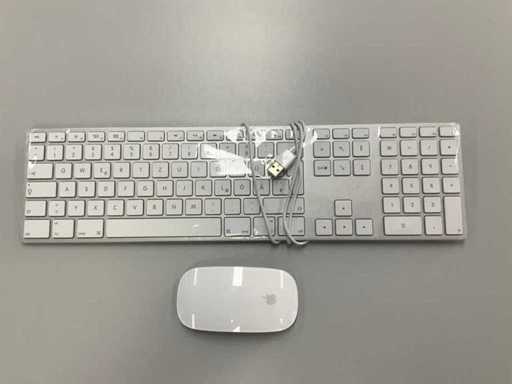 Apple Magic QWERTZ USB-Tastatur mit numerischer Tastatur und Magic Mouse