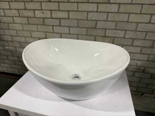 Waskom wit - ovaal - 43 x 35