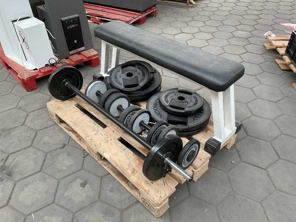 Technogym Fitness Bench with Weights
