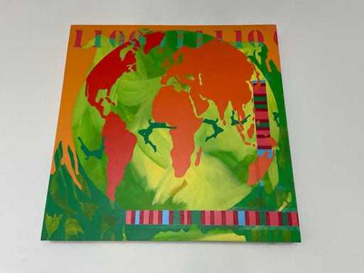 120x120cm Canvas schilderij
