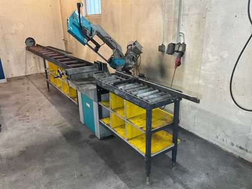 Horizontal Band Saw Machine for Metal kt Roller Conveyor