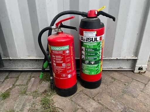 Ecofoam/ Ansul 6 liter Fire Extinguisher (2x)