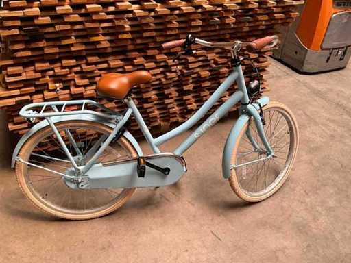 Fetele pentru biciclete pentru copii Sjoef City albastru deschis de 24 inch