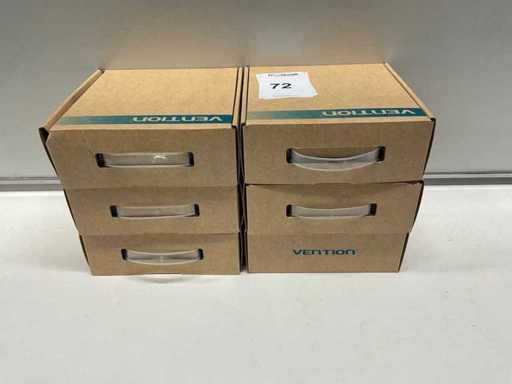 Vention IBJBV Pc & network cable (6x)