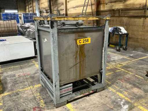 Réservoir de stockage vertical en acier inoxydable