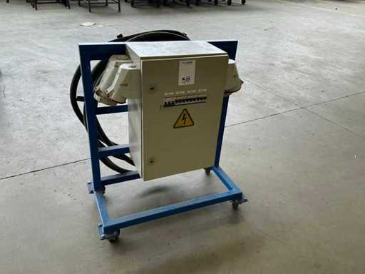 Power distribution box three-phase 63Amp