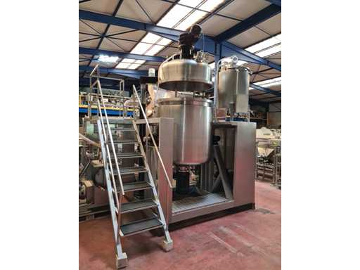 LABORALL - TE 1000 - Vacuüm-emulgatormixer met smelter