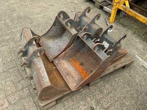 2015 Eurosteel Verachtert W05 Schnellkupplung Baggerschaufel (5x)