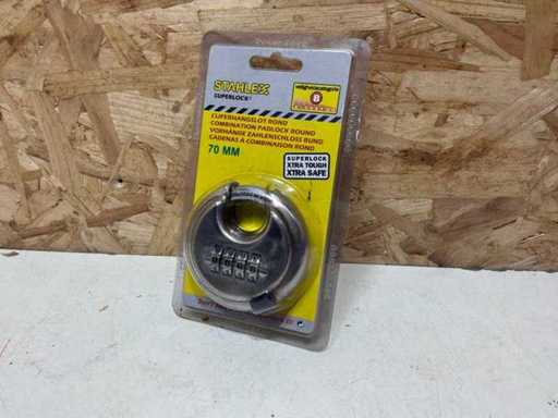 Stahlex Discussloten 70mm met cijfercombinatie (5x)