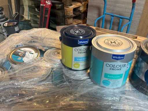 Wickes Verf diverse kleuren 2,5L (120x)