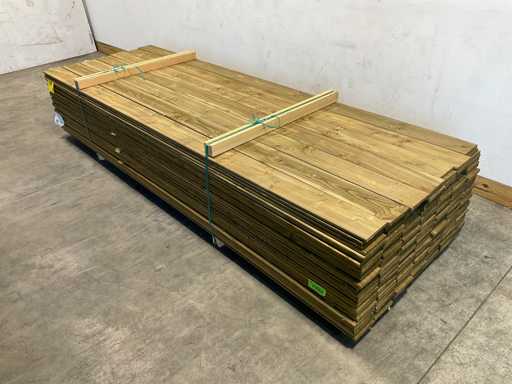 Douglasie Landhausdiele gehobelt 300x14x1,6 cm (204x)