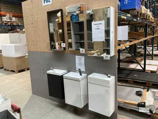 Toiletmeubel + spiegel