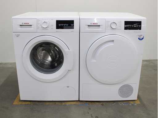 Série Bosch|6 VarioPerfect EcoSilence Drive Machine à laver & Série Bosch|6 Sèche-linge autonettoyante à condensateur