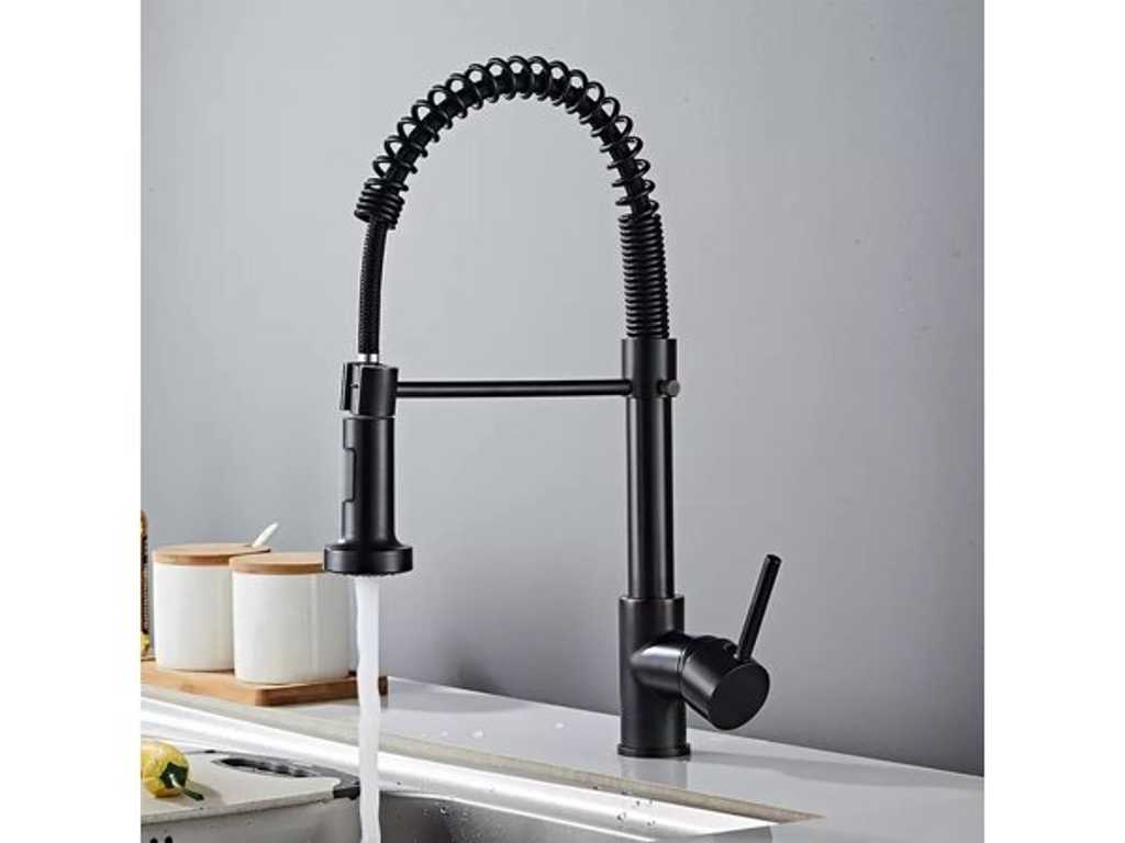 Industrial kitchen faucet 202038a matt black NEW
