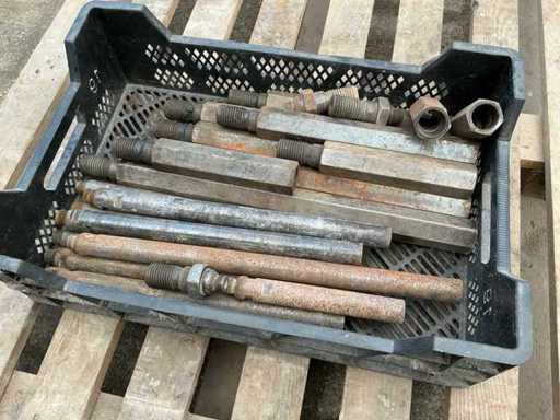 Cuplaje Eurostar Remnant pentru burghii de beton, cu pereți groși și subțiri (45x)