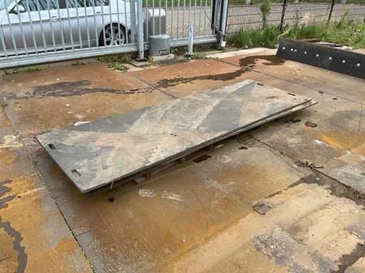 Plastic road plate (3x)