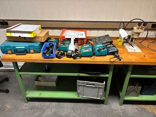   Workbench with contents