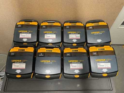 *Physio Control Lifepak CRplus Defibrillator (8x)