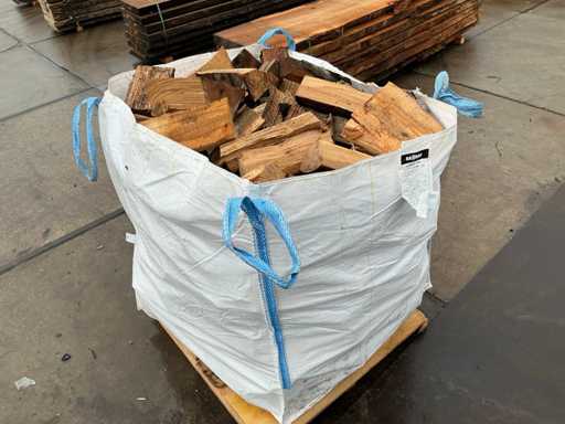 Bois de chauffage dans un grand sac (1 m3)