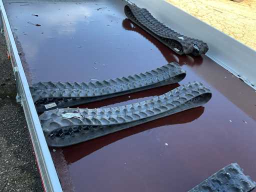 Rubberen rupsset voor rupsbandmaaier of minigraafmachine