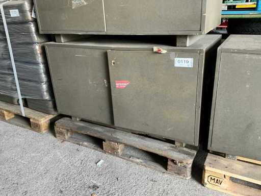 Houten werkplaatskist