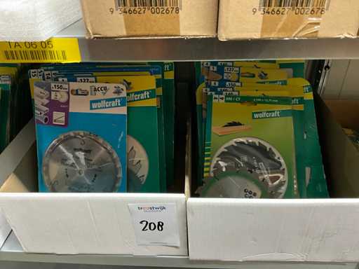 Charge von Wolfcraft-Sägeblättern