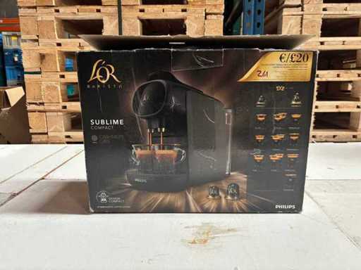 L'OR Barista Sublime Kompakt-Kaffeemaschine (Piano Noir)