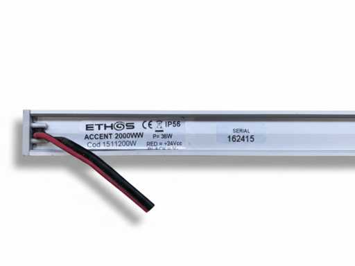 Ethos Accent LED Bar 2000mm 3000K IP65 Lumière marine imperméable pour bateaux et yachts