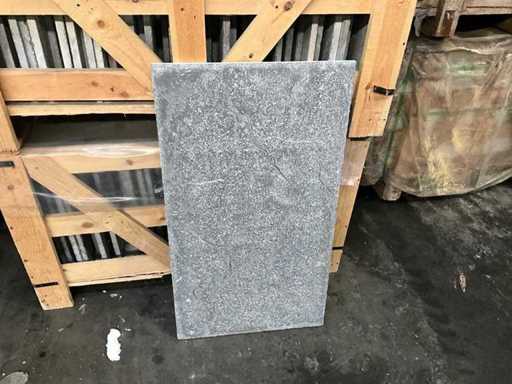 Piastrelle da giardino naturale in pietra blu marocchina