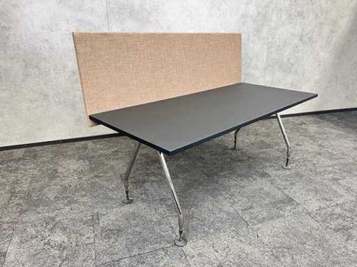 Vitra Ad Hoc - design bureau 180x80 - fenix - refurbished