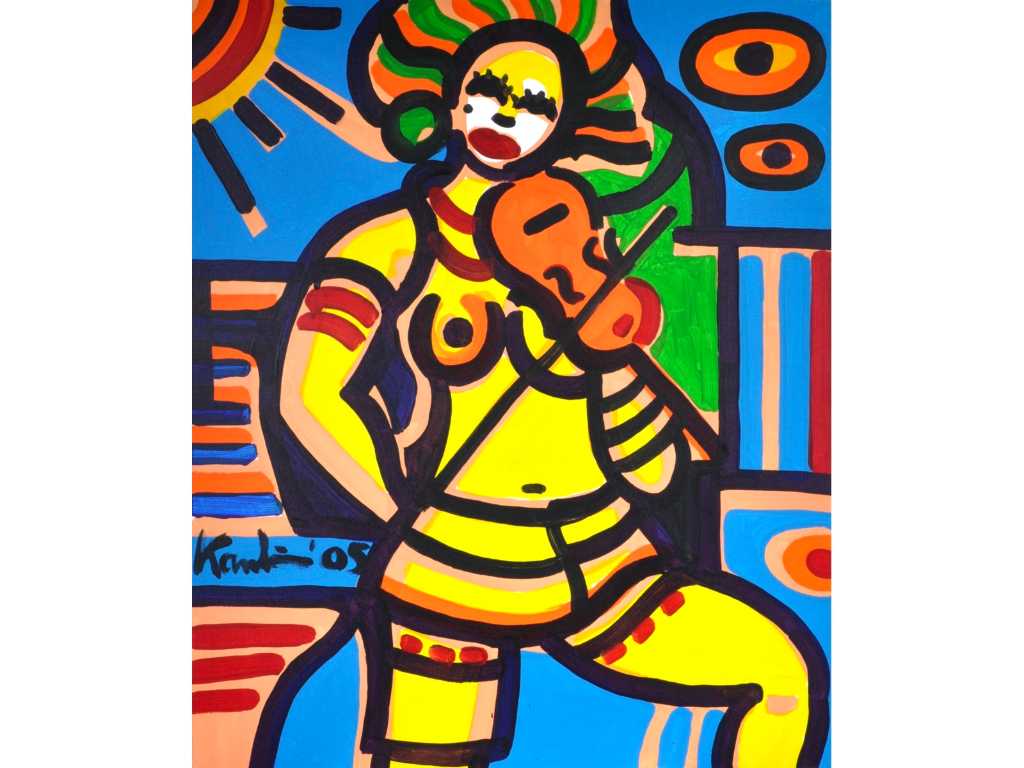 Jacob Kanbier (Leiden, 1949-2020) - ORIGINEEL, GROOT 