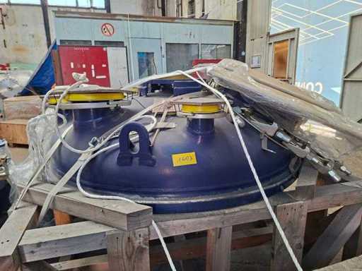 Pfaudler - 2021 - Noua cupolă a reactorului emailat AE2500
