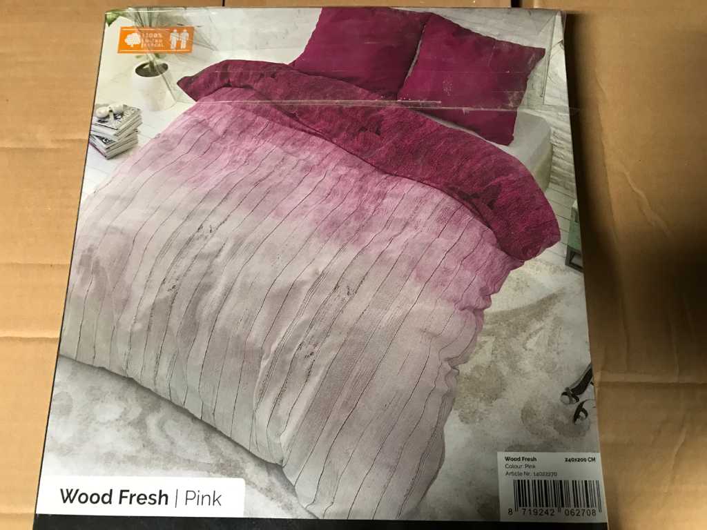 Wood Fresh Pink 240/200 - copripiumino (8x)