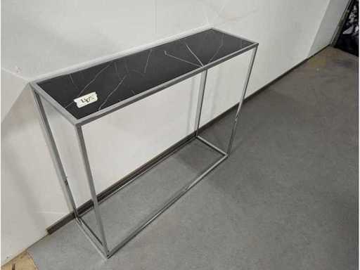 Side table. 100 x 30 x 80cm Marble look