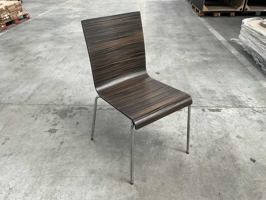 27x Wooden design chair PEDRALI