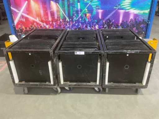 Vloerplaat (450x450) met trolley (60x)