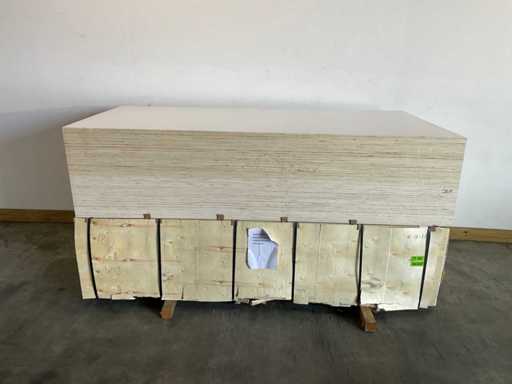 Peuplier - plaque en contreplaqué laquée 310x153x1,2 cm (10x)