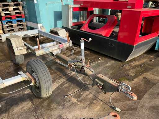 Schmidt Aanhanger as met dissel