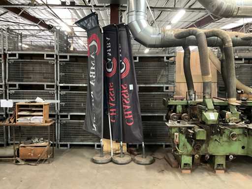 Bandiera da spiaggia (4x)