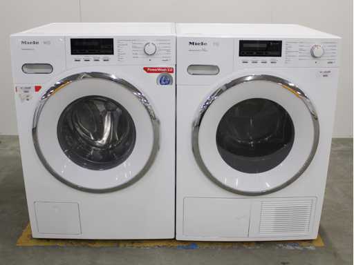Miele W1 PowerWash 2.0 Waschmaschine & Miele T1 SteamFinish & Eco Dryer