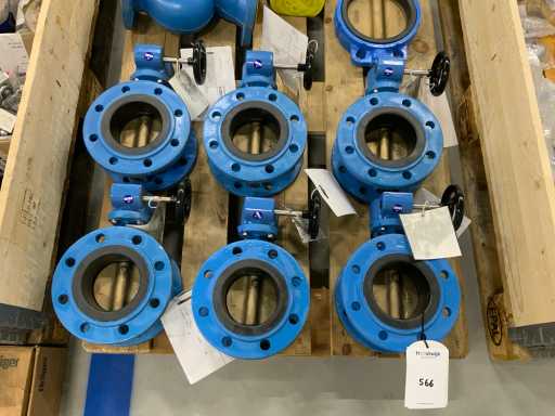 Econ Valvola a farfalla, doppia flangia (6x)