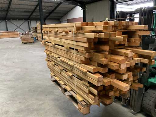 Lot de grinzi de pin 80-180x9x4,5 cm