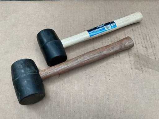 Zestaw gumowych młotków