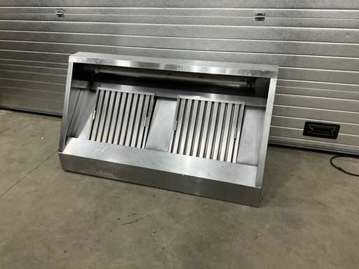 Hakvoort stainless steel extractor hood