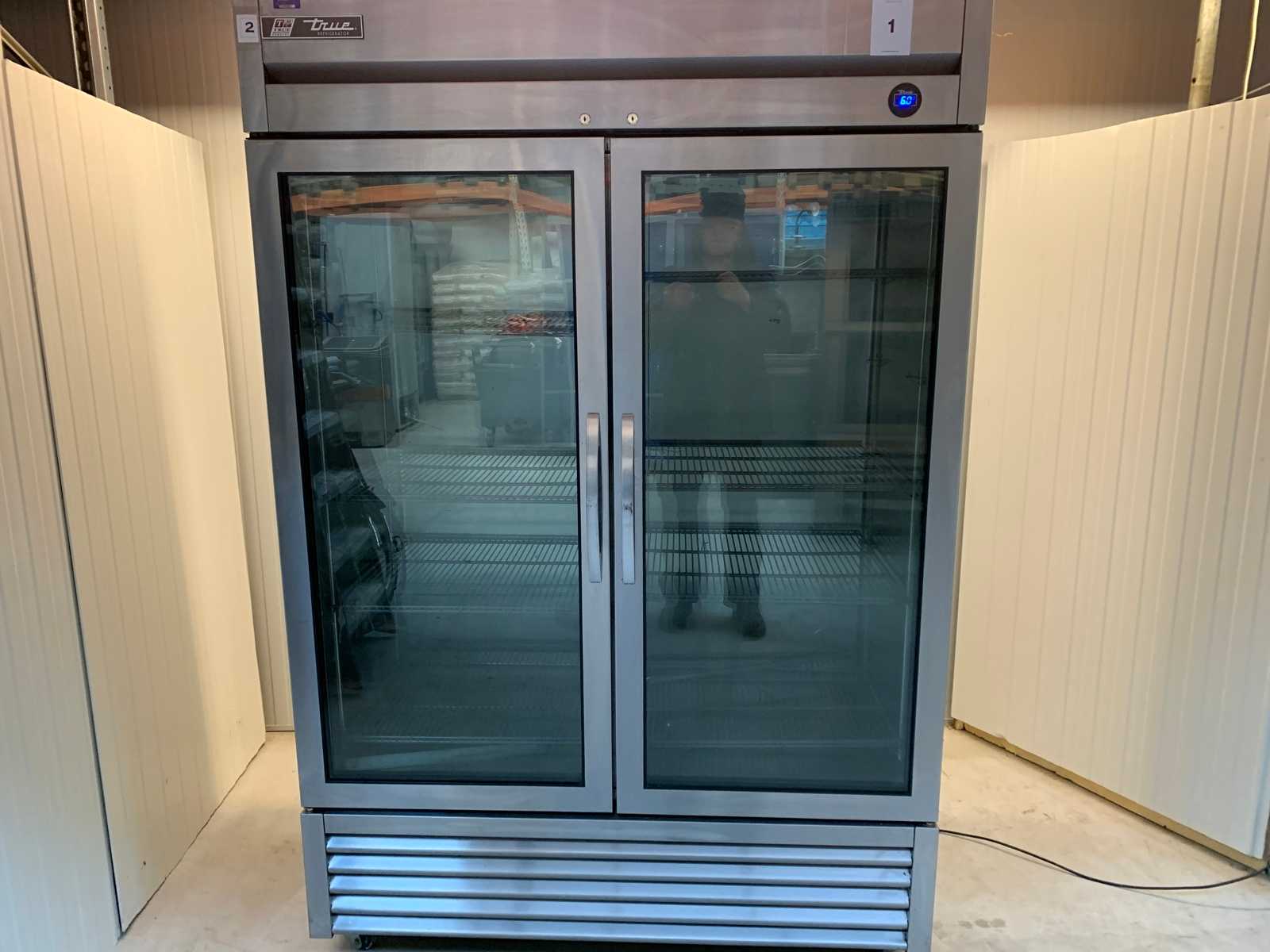 True freezer glass sales door