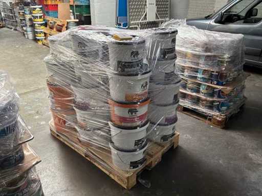 Large batch of paint